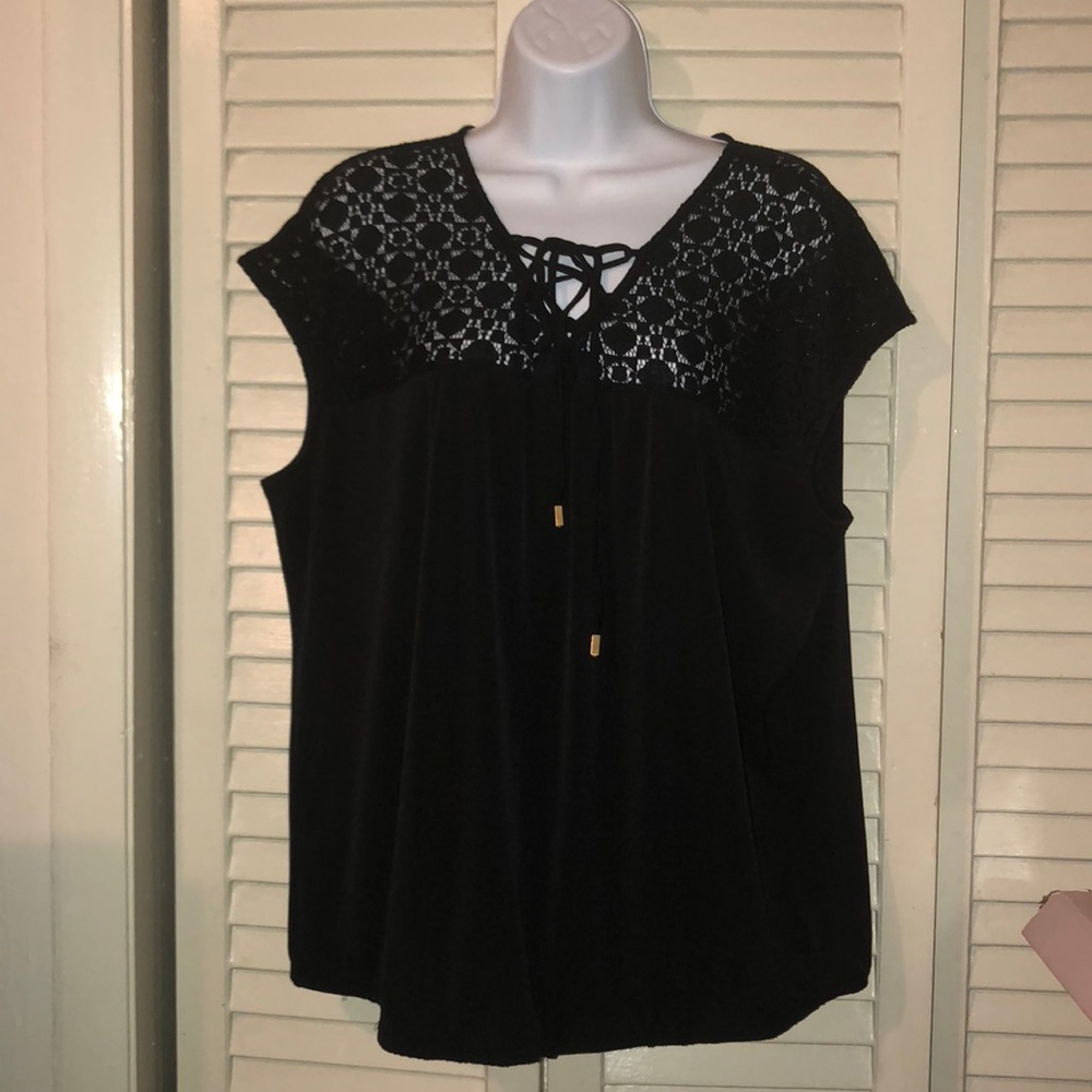 New York & Company Black Top XL